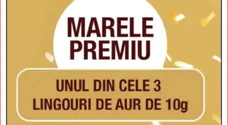 Concurs Morărița 2025 Câștigă 10 lingouri de aur de 10 grame