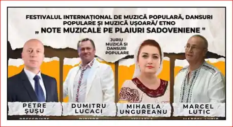 Festivalul Concurs Note Muzicale pe Plaiuri Sadoveniene Pașcani 2025