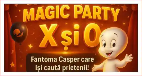 Petrecere Halloween Magic Party la X și 0 2025 Galați