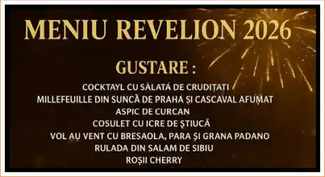 REVELION 2026 Restaurant Muntenia Câmpina