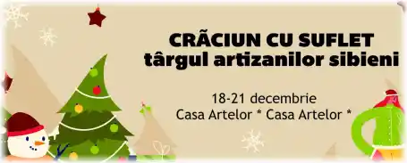 Târgul CREATIVE BUZZ Crăciun 2025 Sibiu