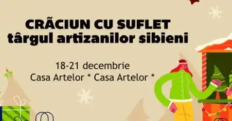 Târgul de Crăciun 2025 al Artizanilor Sibieni Creative Buzz