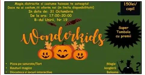 WonderKids Halloween Party 2025 Baia Mare
