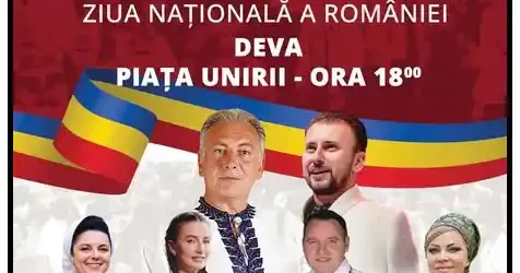 1 Decembrie 2025 la Deva concerte Piața Unirii