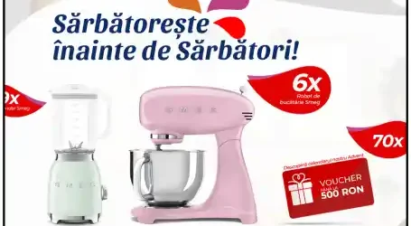 Concurs Hulala Gran Cucina 2026 câștigă roboti de bucatarie SMEG