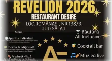 Revelion 2026 Restaurant Desire meniu muzică