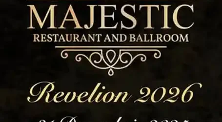 Revelion 2026 la Majestic Moroeni meniu open bar muzică live