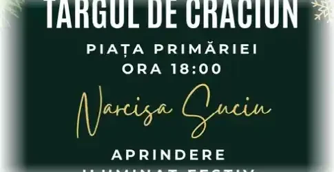 Târgul de Crăciun Pitești 2025 deschidere program concerte