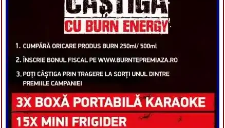 Cumpără un Burn de la LaDoiPași și pleci acasă cu Partybox JBL