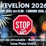 Revelion 2026 în aer liber Piața Unirii din Focșani