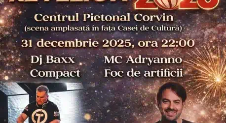 Revelion 2026 în aer liber Hunedoara program concerte