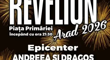 Revelion 2026 în aer liber Piața Primăriei Arad