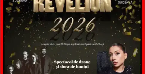 Suceava Revelion 2026 în aer liber program concerte