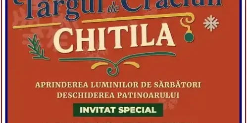 Târgul de Crăciun Chitila 2025 deschidere program concerte