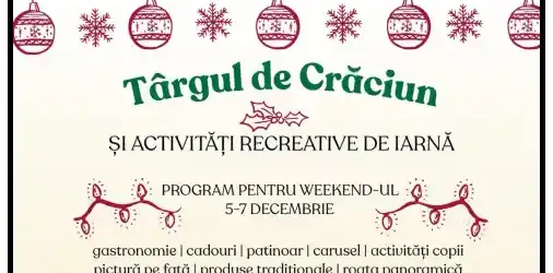 Târgul de Crăciun Gura Humorului 2025 program artistic activități