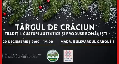 Târgul de Crăciun MADR 2025 program deschidere