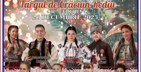 program artistic târgul de crăciun rediu 2025