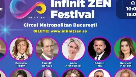 Infinit Zen Fest 2026 program dezvoltare personala
