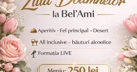 Petrecere Ziua Femeii 2026 la Restaurant Bel’Ami Galați