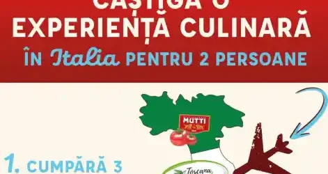 Câștigă o vacanță culinară în Toscana Italia concurs Mutti 2026