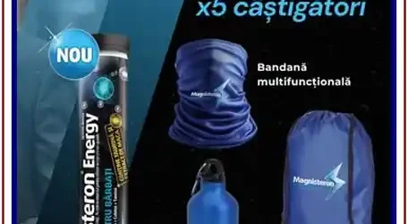Câștigă un tub Magnisteron Energy concurs Giveaway Aflofarm