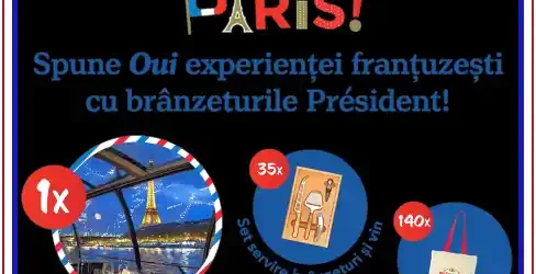 Concurs Président 2026 Vacanță la Paris si Tur Privat pe Sena
