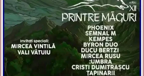 Festivalul Printre Măguri 2026 program lineup pe zile