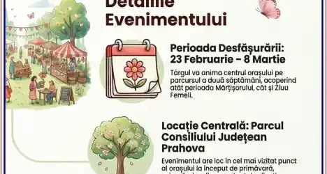 Sărbătoarea Mărțișorului Ploiești 2026 program orar locație
