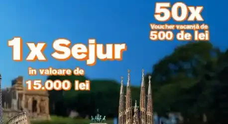 câștigă un pachet servicii turistice Go Travel în valoare de 15.000 lei