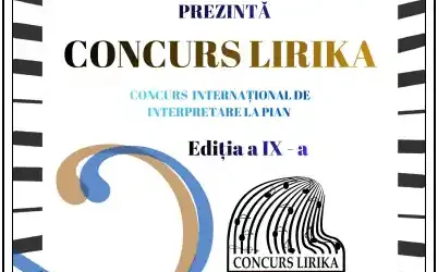 Concursul de Pian LIRIKA regulament înscrieri premii taxe