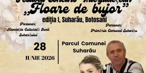 Festivalul Concurs Floare de Bujor 2026 Botoșani