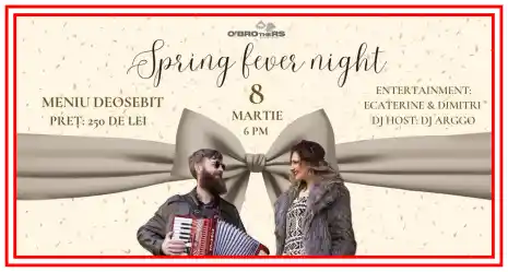 Petrecere de 8 Martie 2026 la O’Brothers Buzău