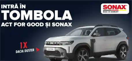 concurs sonax Câștigă o mașină Dacia Duster Expression in 2026