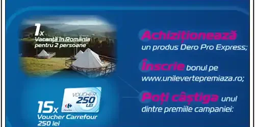 Câștigă o vacanță la munte de 6000 lei concurs dero carrefour