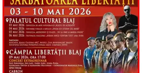 Sărbătoarea Libertății Blaj 2026 program evenimente și concerte
