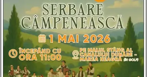 Serbarea Câmpenească de 1 Mai 2026 în Cumpăna