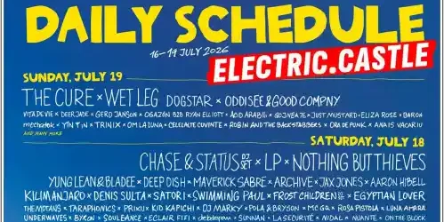 The Cure, Twenty One Pilots și... Keanu Reeves pe scenă la Electric Castle 2026