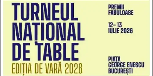 Turneul de Table București 2026 premii fabuloase până la 6000 euro