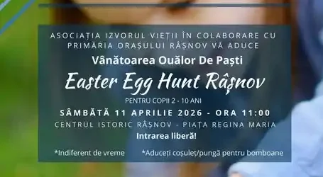 Vânătoare ouă Paște Râșnov 2026