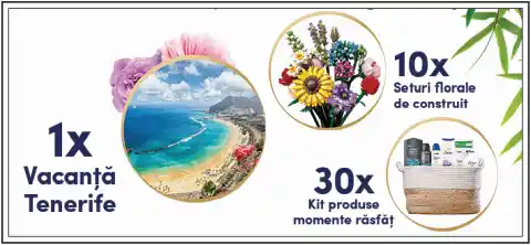 câștigă o vacanță în Tenerife în valoare de 4000 de euro