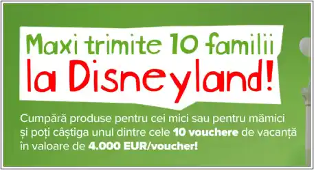 concurs drmax câștigă vacanță de 4000 euro la Disneyland