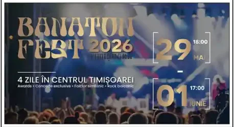 Banaton Fest 2026 lineup artiști preț bilete