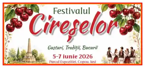 Festivalul Cireșelor din Copou 2026 Iași concerte și spectacole