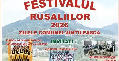Festivalul Rusaliilor 2026 program Zilele Comunei Vintileasca