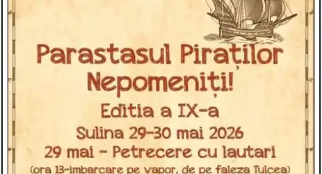 Parastasul Piraților Nepomeniți 2026 revine la Sulina program