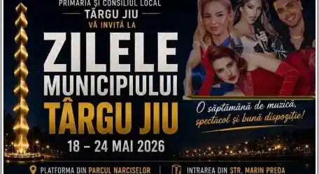 Zilele Municipiului Târgu Jiu 2026 programul complet al evenimentelor