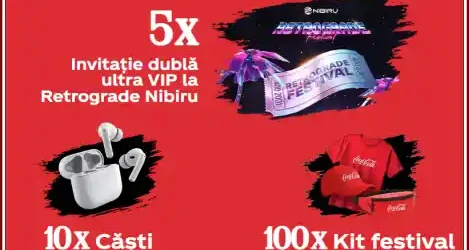 câștigă abonamente duble Ultra VIP la Retrograde 2026 concurs clienții Selgros