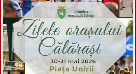 program zilele orașului călărași 2026