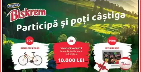 Câștigă Vouchere de vacanță de 10000 lei