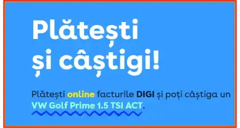 Câștigă o mașină Volkswagen Golf Prime